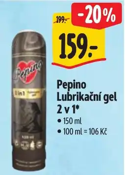Albert Pepino Lubrikační gel nabídka