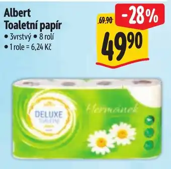Albert Albert Toaletní papír nabídka