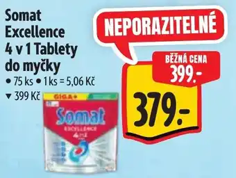 Albert Somat Excellence 4 v 1 Tablety do myčky nabídka