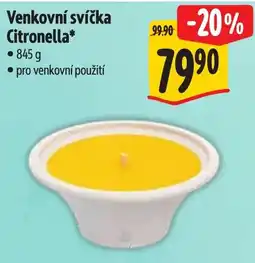 Albert Venkovní svíčka Citronella nabídka