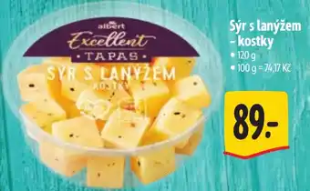 Albert Sýr s lanýžem - kostky nabídka
