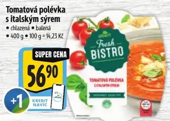 Albert Tomatová polévka s italským sýrem nabídka