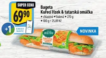 Albert Bageta Kuřecí řízek & tatarská omáčka nabídka
