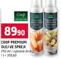 Terno Coop premium olej ve spreji nabídka
