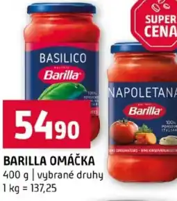 Terno Barilla omáčka nabídka