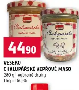 Terno Veseko chalupářské vepřové maso nabídka