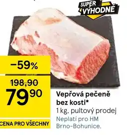 Tesco Vepřová pečeně bez kosti nabídka