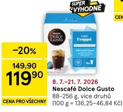 Tesco Nescafé Dolce Gusto nabídka