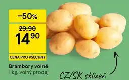 Tesco Brambory volné nabídka