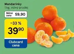Tesco Mandarinky nabídka