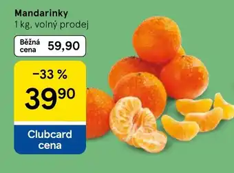 Tesco Mandarinky nabídka