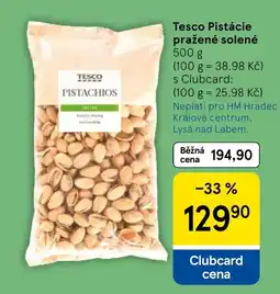 Tesco Tesco Pistácie pražené solené nabídka