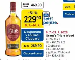 Tesco Grant's Triple Wood nabídka