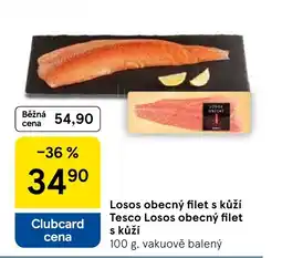 Tesco Losos obecný filet s kůží Tesco Losos obecný filet s kůží nabídka