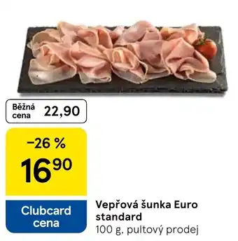Tesco Vepřová šunka Euro standard nabídka