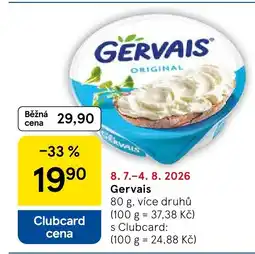 Tesco Gervais nabídka