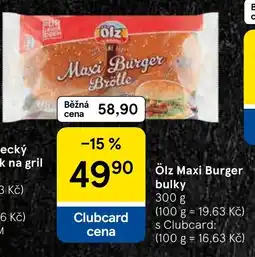 Tesco Ölz Maxi Burger bulky nabídka