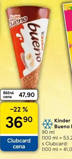 Tesco Kinder Bueno kornout nabídka