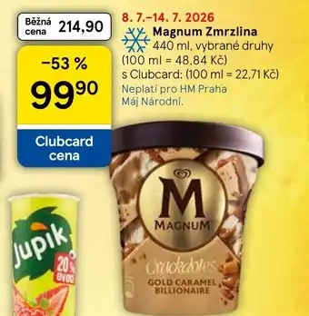 Tesco Magnum Zmrzlina nabídka
