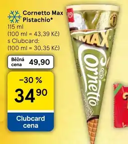 Tesco Cornetto Max Pistachio nabídka