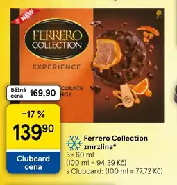 Tesco Ferrero Collection zmrzlina nabídka