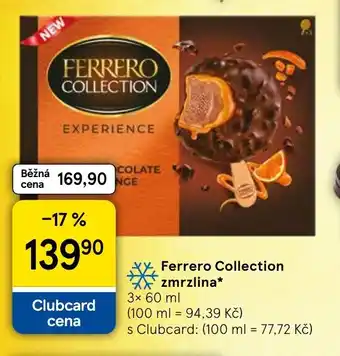 Tesco Ferrero Collection zmrzlina nabídka