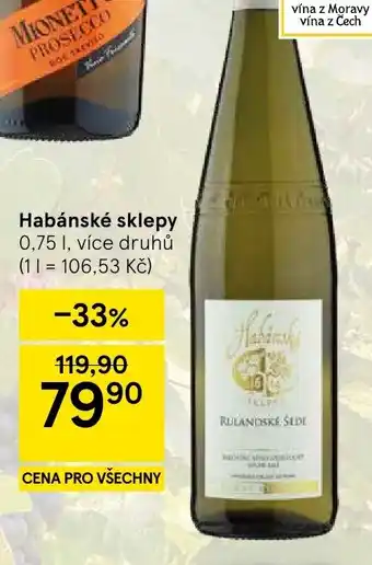 Tesco Habánské sklepy nabídka