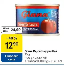 Tesco Giana Rajčatový protlak nabídka