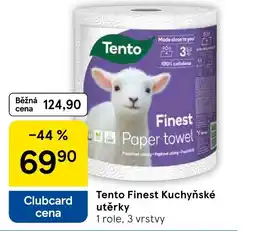 Tesco Tento Finest Kuchyňské utěrky nabídka