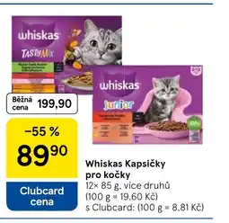 Tesco Whiskas Kapsičky pro kočky nabídka
