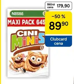 Tesco Nestlé Dětské cereálie nabídka