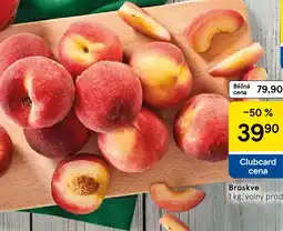 Tesco Broskve nabídka