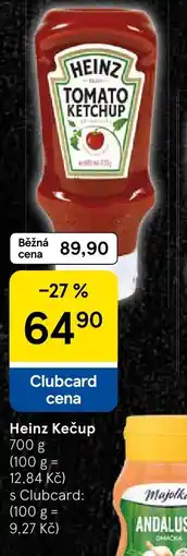 Tesco Heinz Kečup nabídka