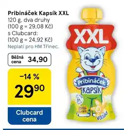 Tesco Pribináček Kapsík XXL nabídka