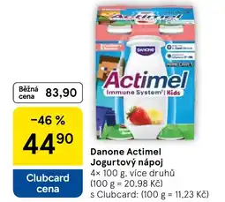 Tesco Danone Actimel Jogurtový nápoj nabídka