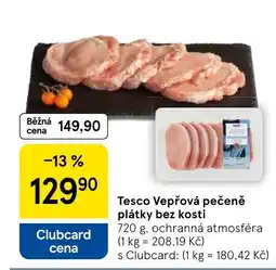 Tesco Tesco Vepřová pečeně plátky bez kosti nabídka