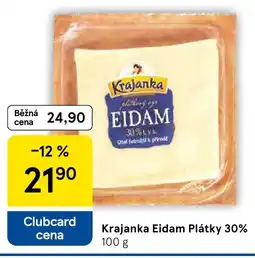 Tesco Krajanka Eidam Plátky 30% nabídka