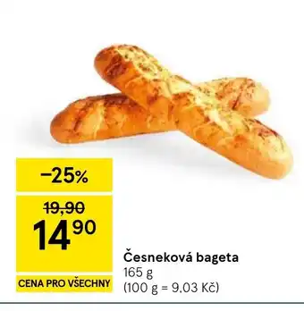 Tesco Česneková bageta nabídka