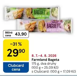 Tesco Farmland Bageta nabídka
