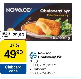 Tesco Nowaco Obalovaný sýr nabídka