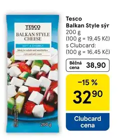 Tesco Tesco Balkan Style sýr nabídka