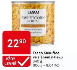 Tesco Tesco Kukuřice ve slaném nálevu nabídka