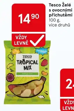 Tesco Tesco Želé s ovocnými příchutěmi nabídka