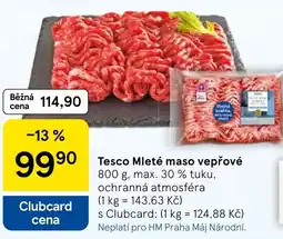 Tesco Tesco Mleté maso vepřové nabídka