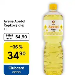 Tesco Avena Apetol Repkový olej nabídka