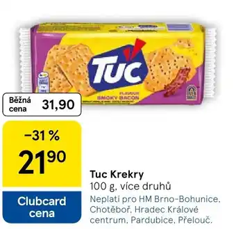 Tesco Tuc Krekry nabídka
