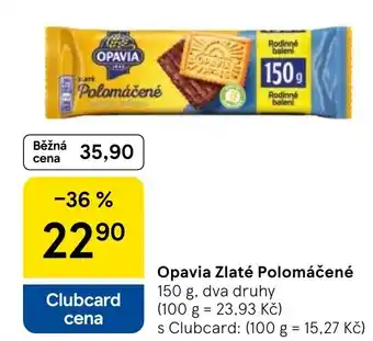 Tesco Opavia Zlaté Polomáčené nabídka