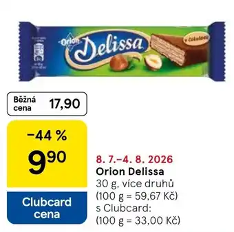 Tesco Orion Delissa nabídka