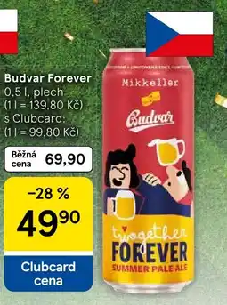 Tesco Budvar Forever nabídka
