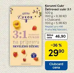 Tesco Korunní Cukr Želírovací cukr 3:1 nabídka